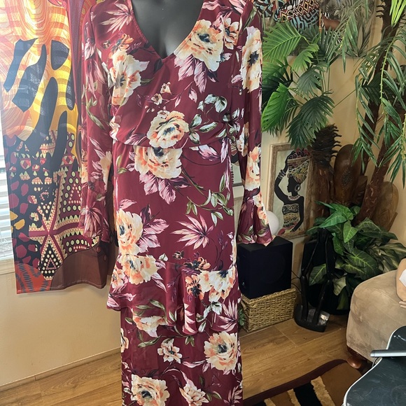 Floral print maxi dress - Picture 2 of 2